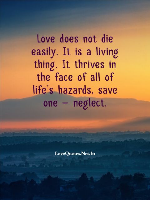 Love Does Not Die Easily