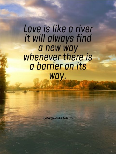 Love is Like a River