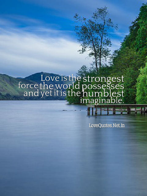 Love is The Strongest Force