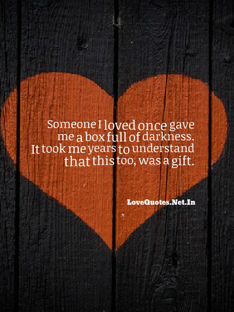 Someone I Loved Once