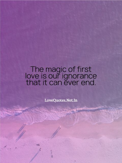 The Magic of First Love