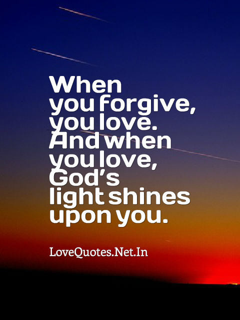 When You Forgive, You Love