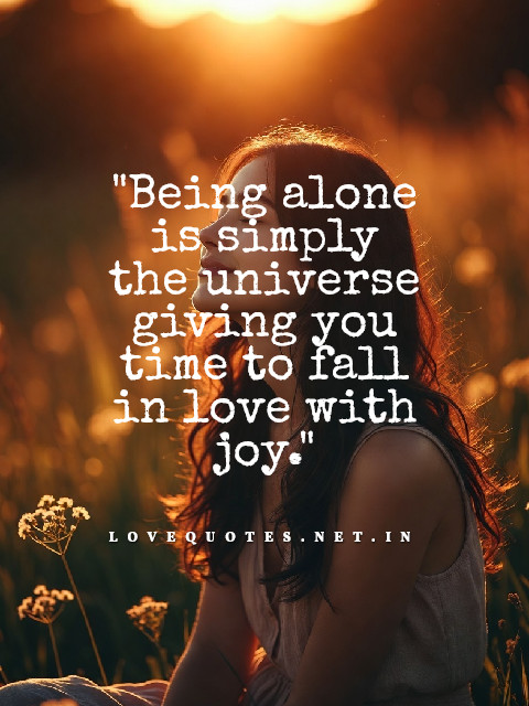 Alone Happy Quotes