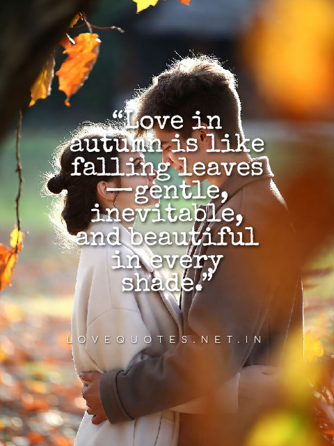 Autumn Love Quotes