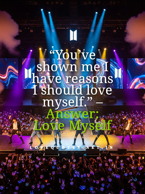 BTS Quotes Love Yourself