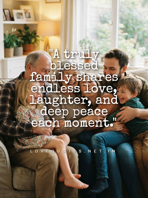 Blessed Family Quotes
