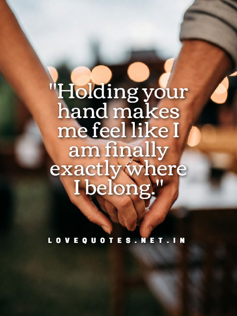 Couple Holding Hands Quotes