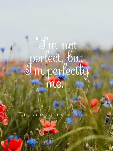 I'm Perfectly Me