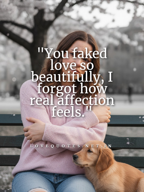 Fake Love Quotes for Him