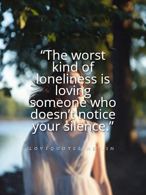 Feeling Alone Quotes for Love