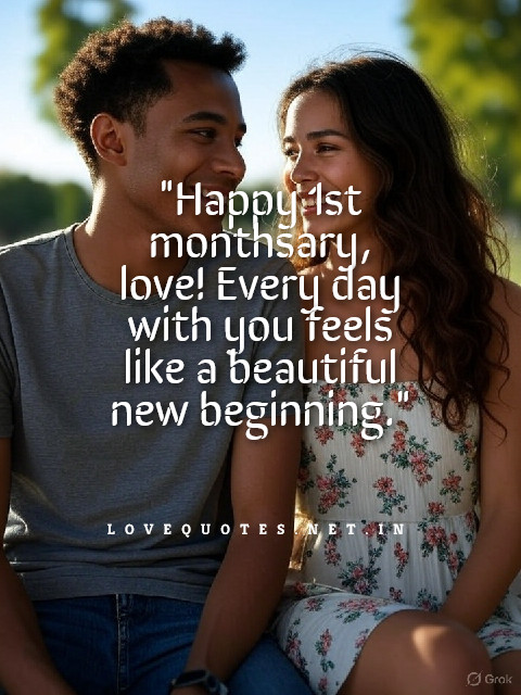 First Monthsary Message for Boyfriend