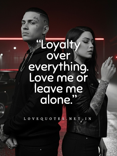 Gangster Love Quotes