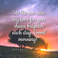 Good Morning My Love Quotes for Her