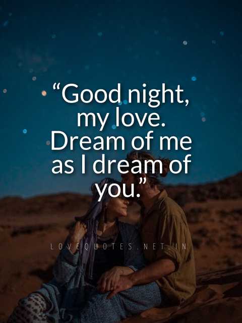 Good Night My Love Quotes