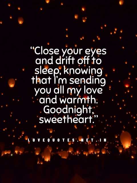 Goodnight Message to My Love