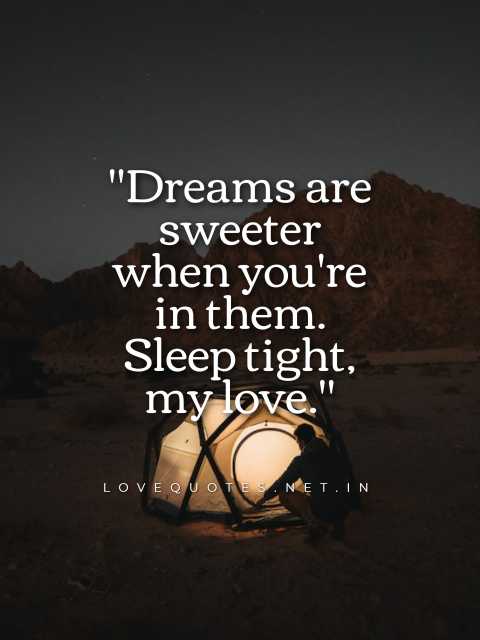 Goodnight My Love Quotes
