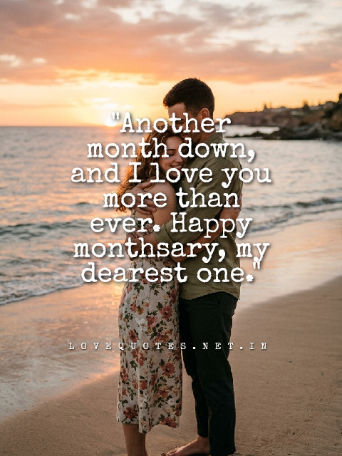 Happy Monthsary My Love