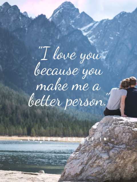 I Love You Because Quotes