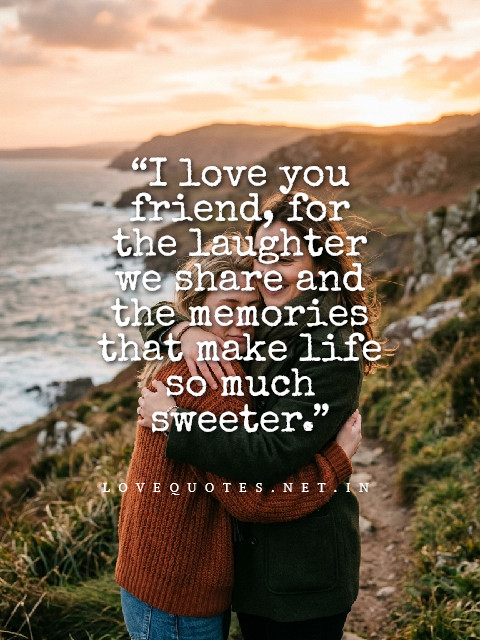 I Love You Friend Quotes