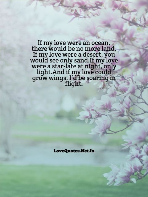 If My Love Were An Ocean