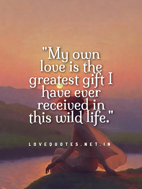 In Love With Myself Quotes