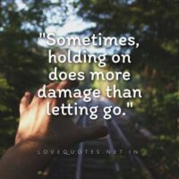 Letting Go of Someone You Love Quotes