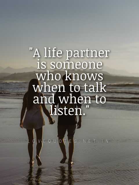 Life Partner Quotes in English