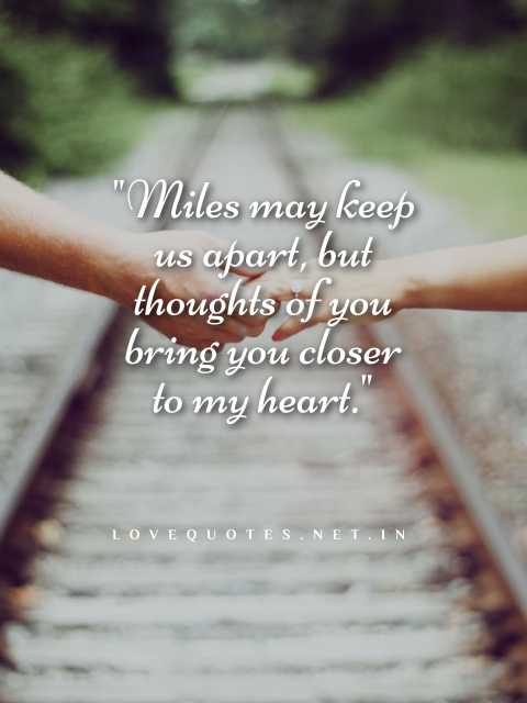 Long Distance Relationship Missing Quotes