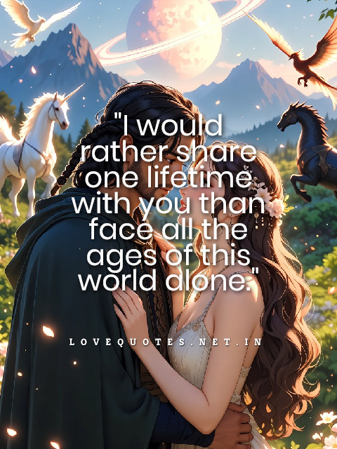 Lord of the Rings Love Quotes