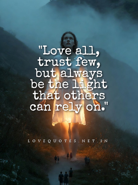 Love All Trust Few Quotes