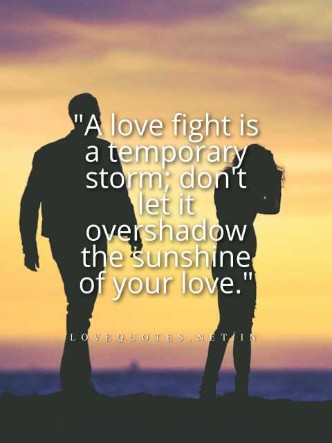 Love Fight Quotes