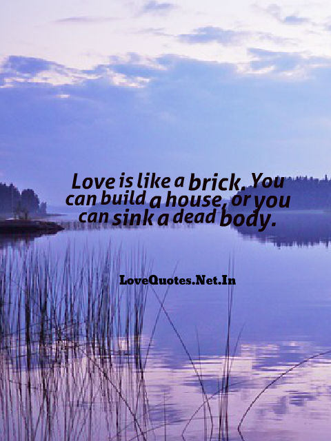 Love Is Like a Brick