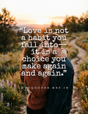 Love Is Not a Habit
