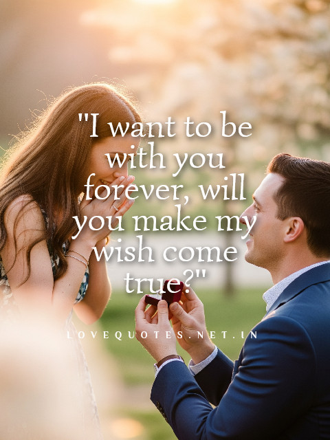 Love Proposal Quotes in English