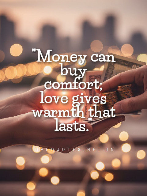 Money and Love Quotes