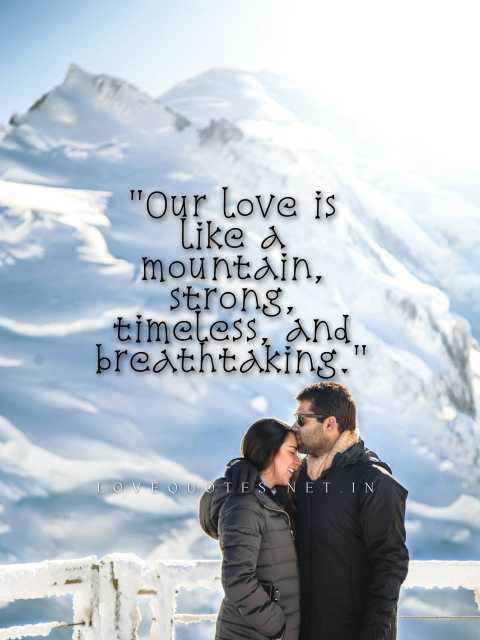 Mountain Love Quotes