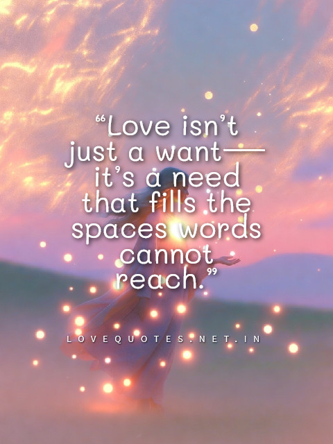 Need Love Quotes