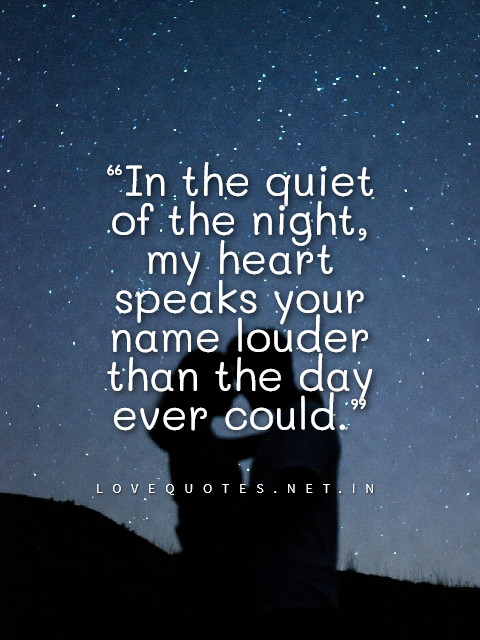Night Quotes for Love