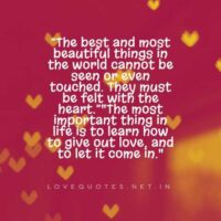 Quotes About Life and Love
