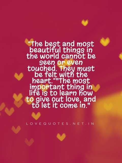 Quotes About Life and Love