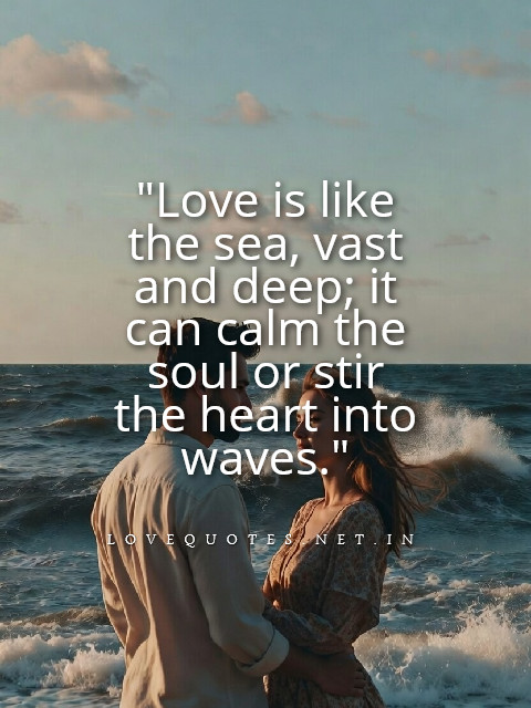 Quotes About Sea and Love