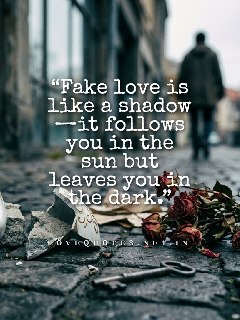 Quotes Fake Love Relationships