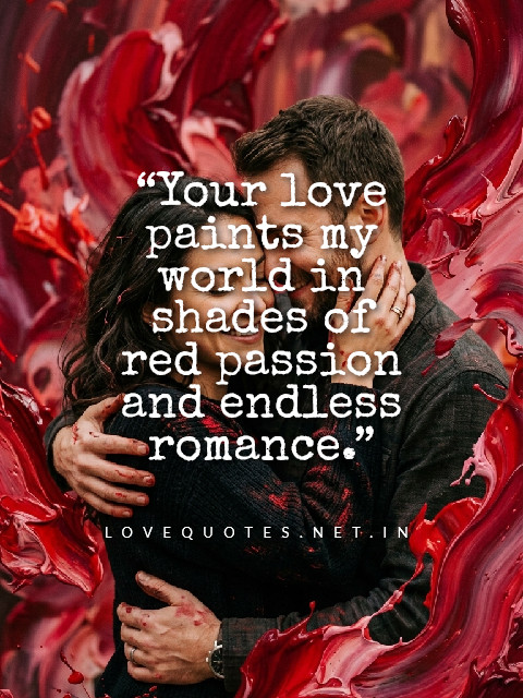 Red Love Quotes