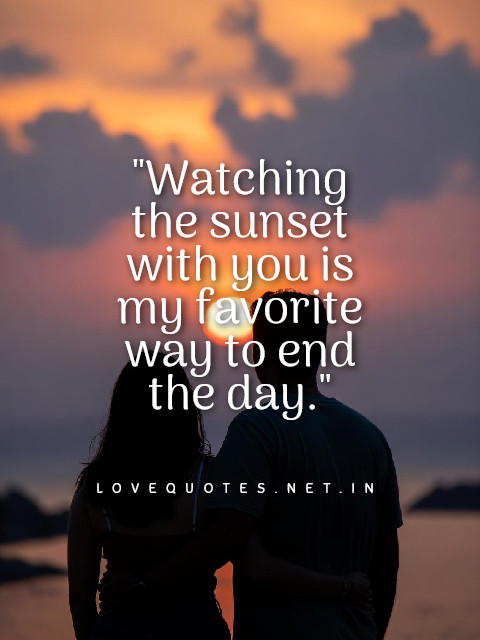 Romantic Sunset Quotes