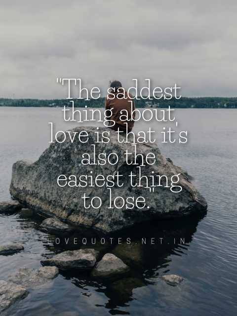 Sad Quotes About Love and Pain