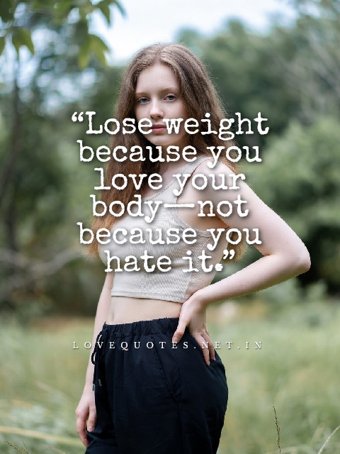 Self Love Weight Loss Quotes