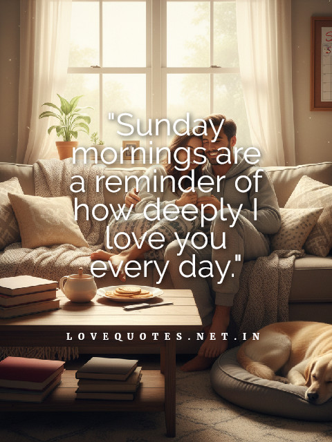 Sunday Love Quotes