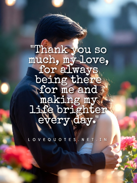 Thank You So Much My Love