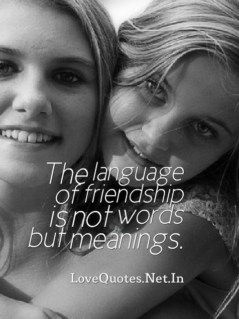 The Language of Friendship