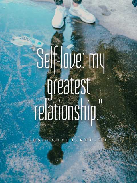 Unique Caption for Self Love